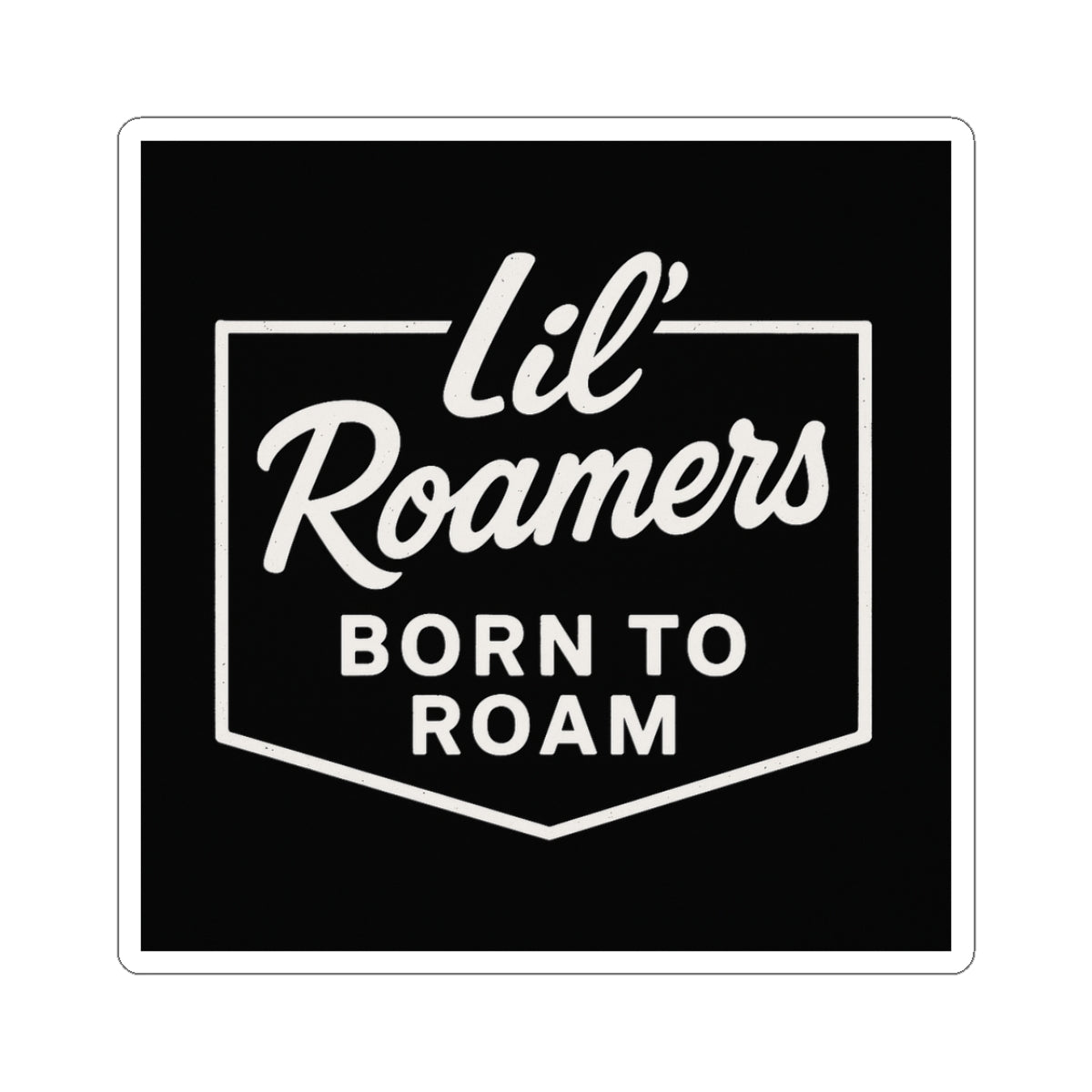 Born to Roam Kiss-Cut Sticker