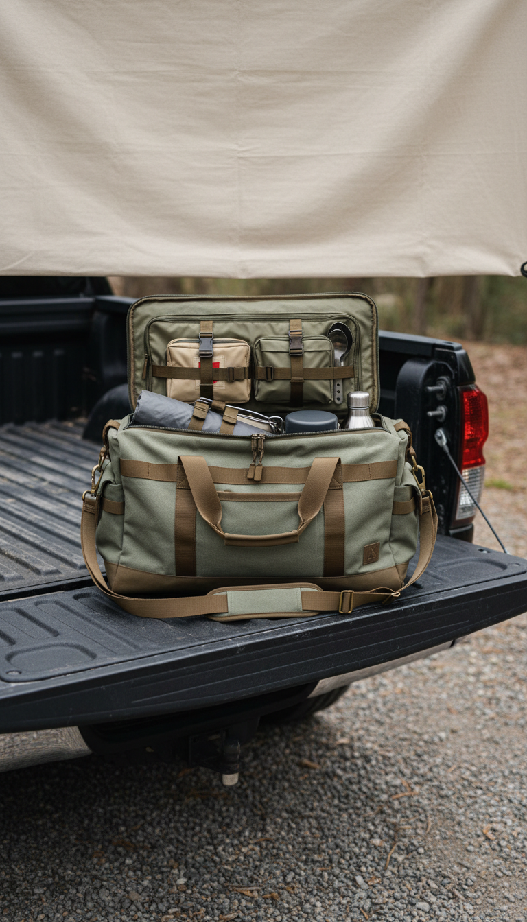 Weatherproof Expedition Duffle With Reinforced Base