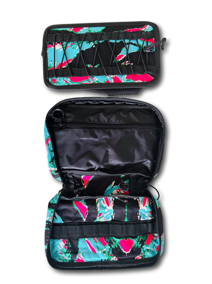 MIAMI TIGER CAMO MOLLE POUCH SET- (1 LARGE, 2 MEDIUM)
