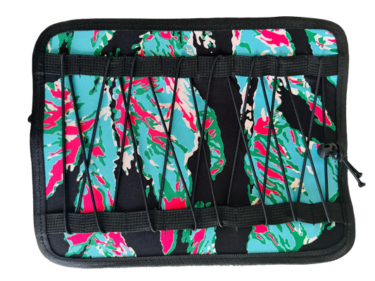 MIAMI TIGER CAMO MOLLE POUCH SET- (1 LARGE, 2 MEDIUM)