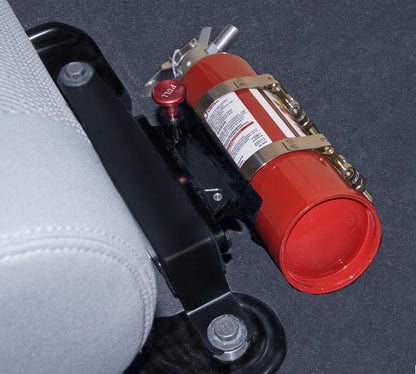 UNIVERSAL FIRE EXTINGUISHER MOUNT | BLACK